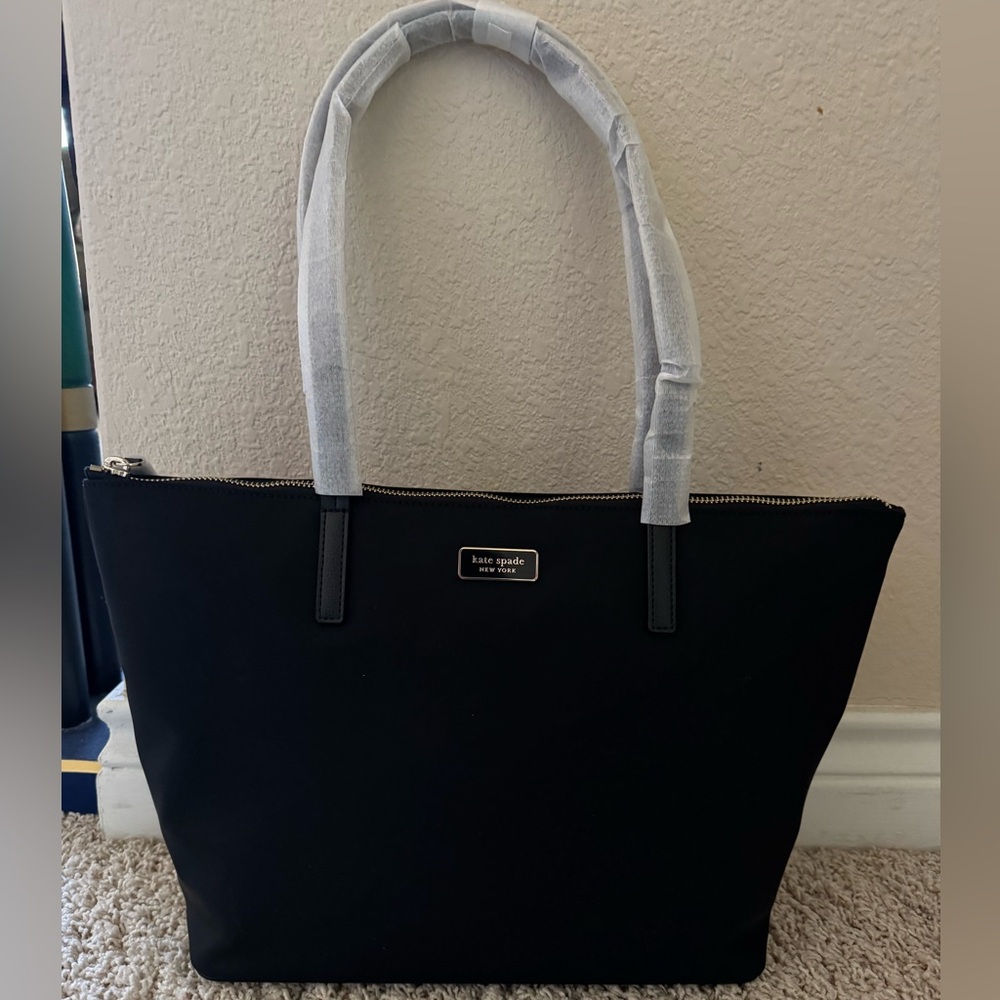 Hayden Top Zip Tote Black NWT
